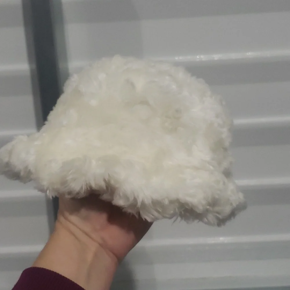 Toddler‎ soft fuzzy  hat ,Silk lined
